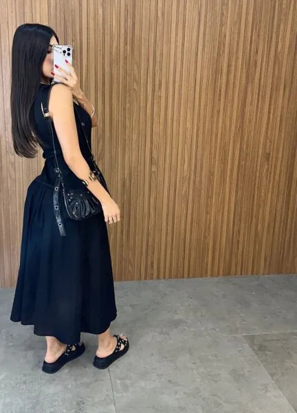 Vestido Veneza Preto - LANÇAMENTO