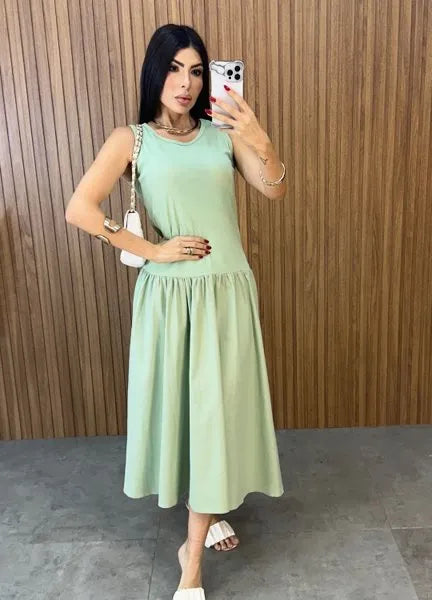 Vestido Veneza Verde - LANÇAMENTO
