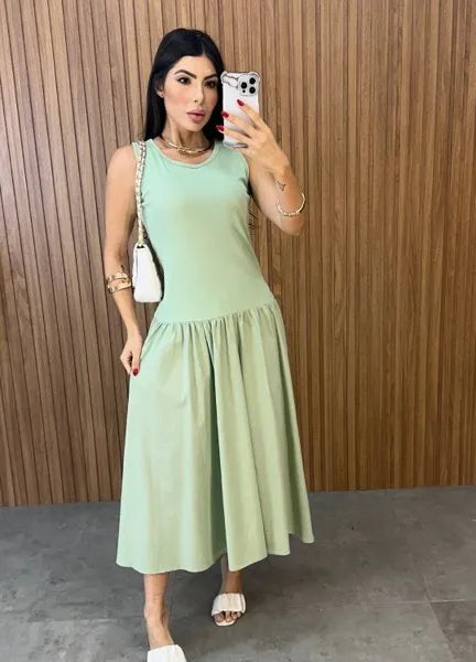 Vestido Veneza Verde - LANÇAMENTO