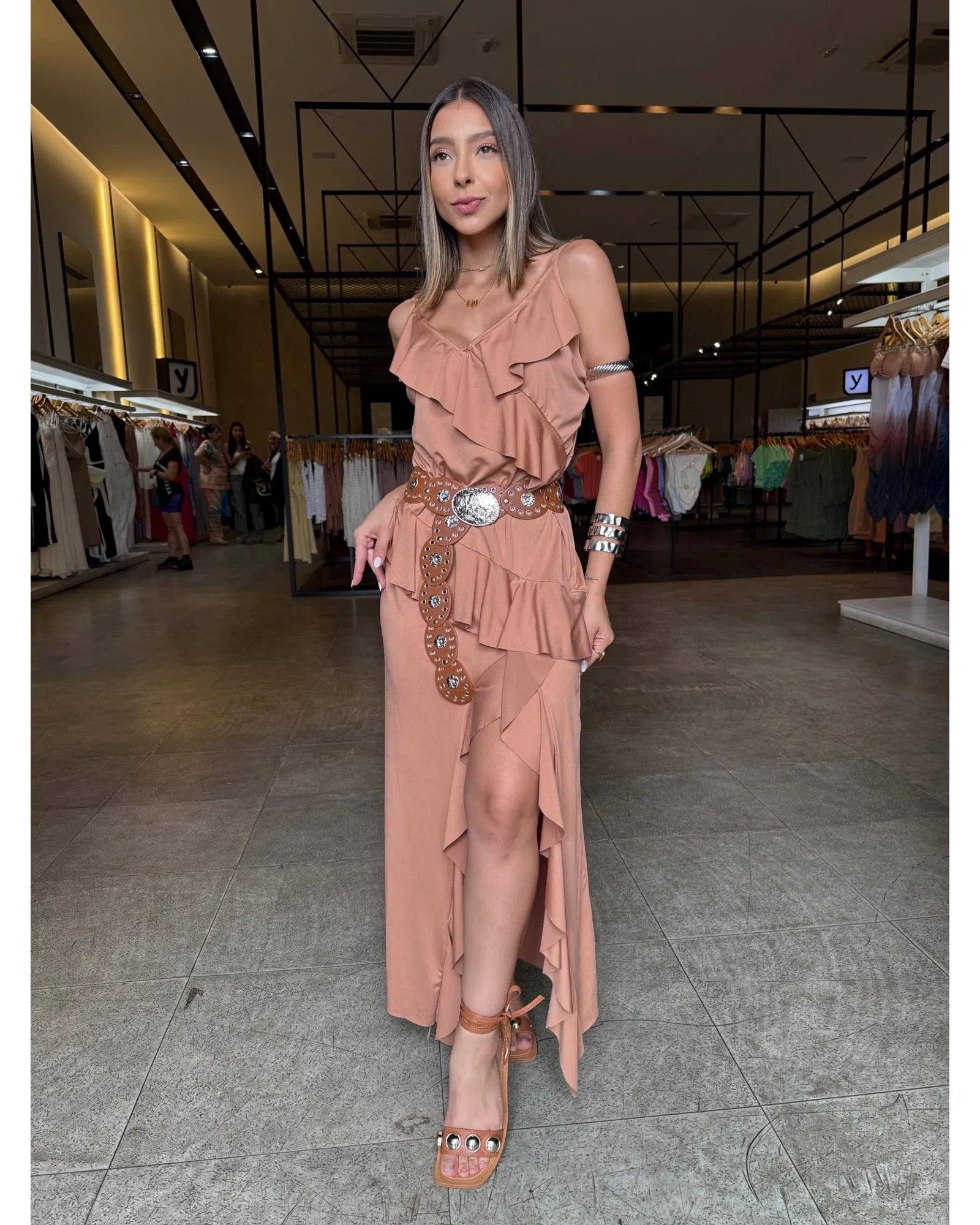 Vestido Fenda Grécia - LANÇAMENTO