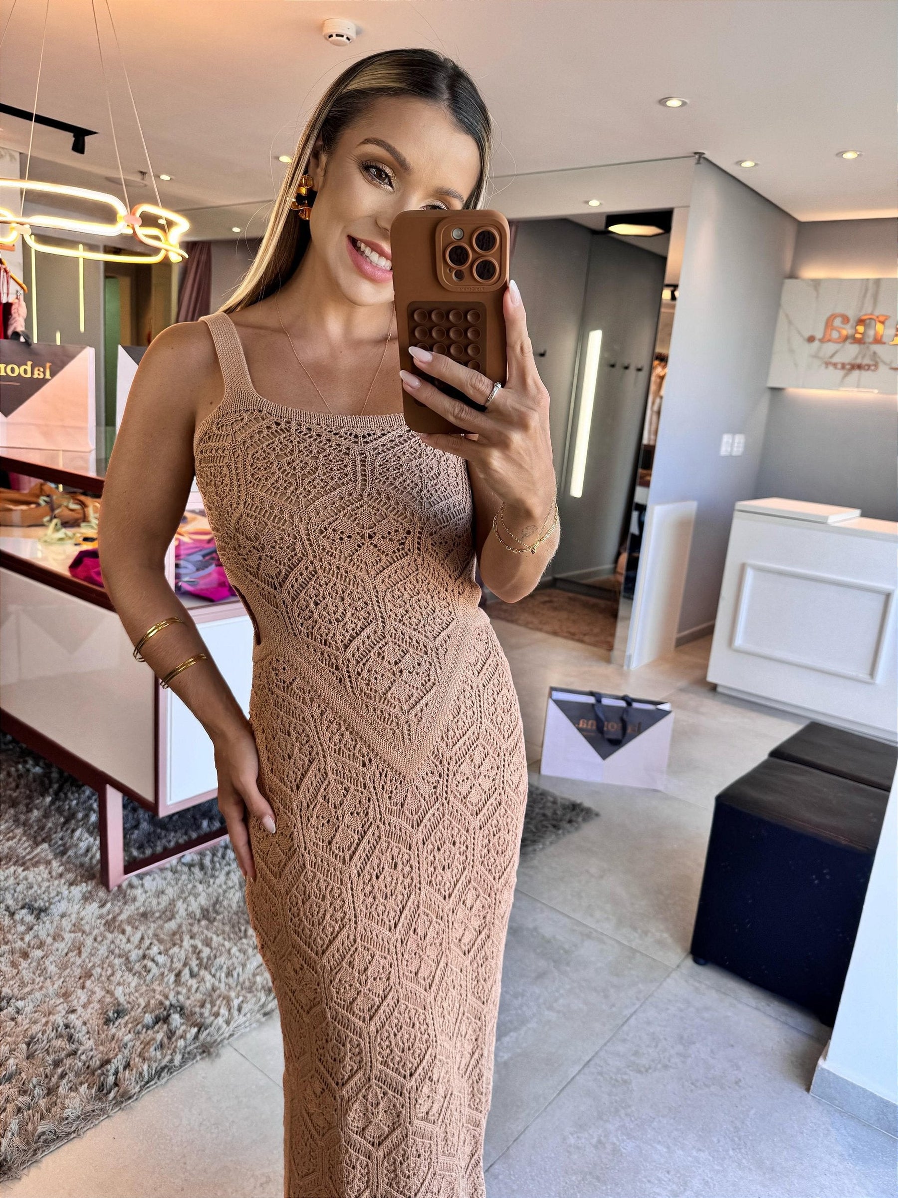 Vestido Tricot Mar