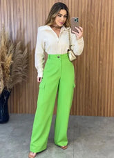 Calça Camile Alfaiataria - Verde