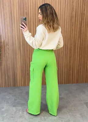 Calça Camile Alfaiataria - Verde