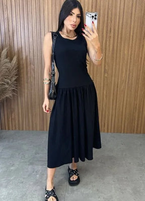 Vestido Veneza Preto - LANÇAMENTO