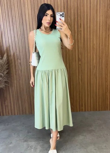 Vestido Veneza Verde - LANÇAMENTO