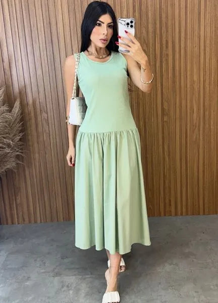 Vestido Veneza Verde - LANÇAMENTO
