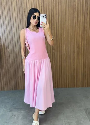 Vestido Veneza Rosa - LANÇAMENTO