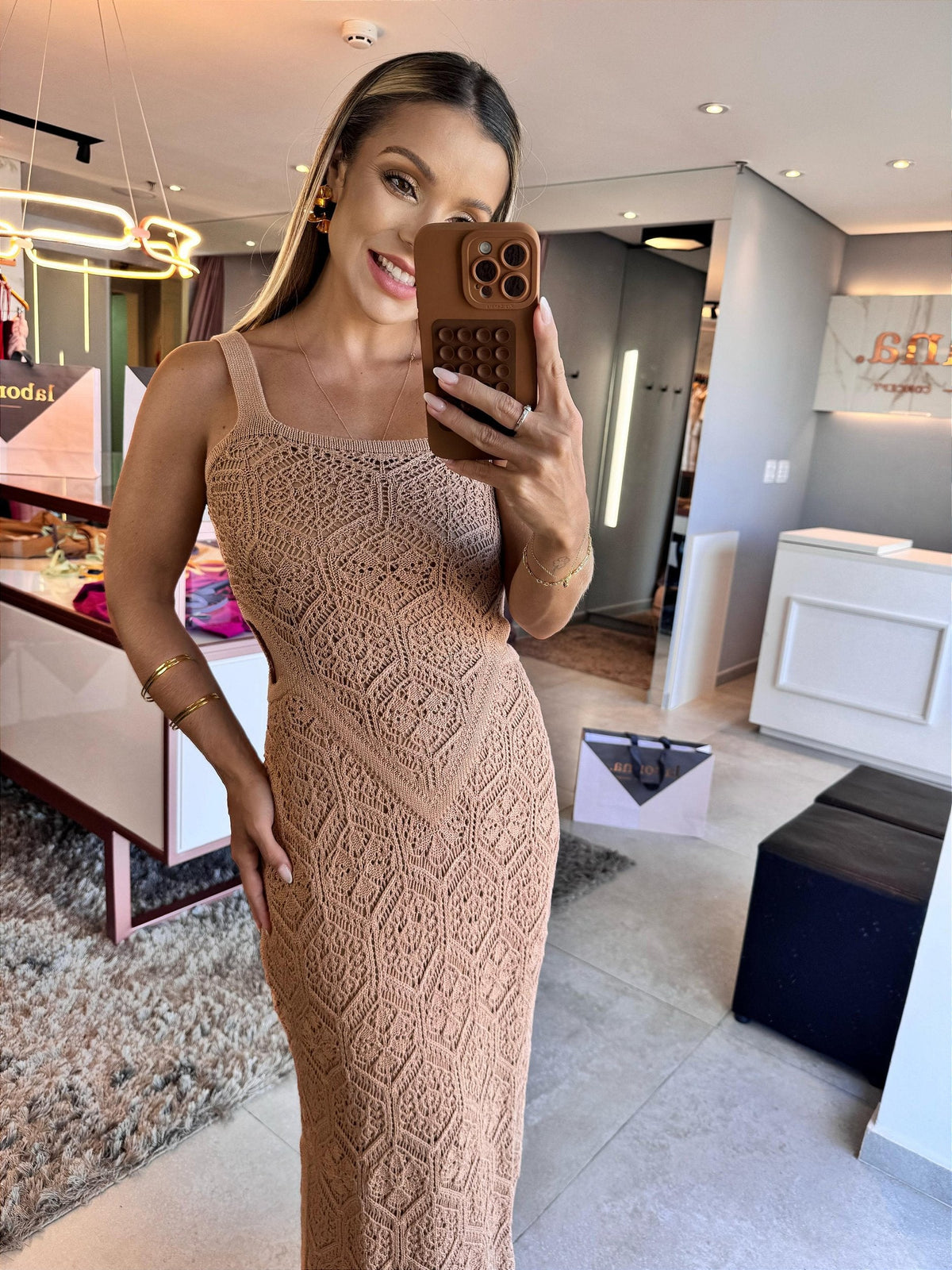 Vestido Tricot Mar